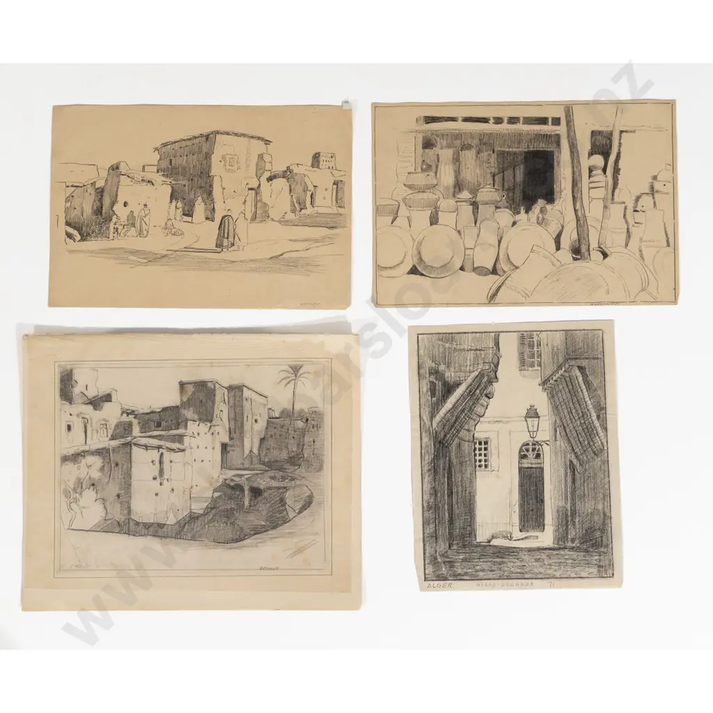 John Weeks - Four Street Scenes Image 1++