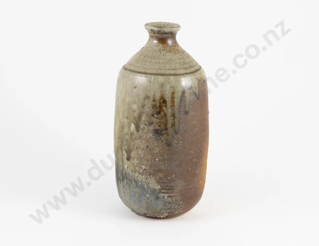 Estelle Martin Semi-Glazed Bottle Vase Image 1++
