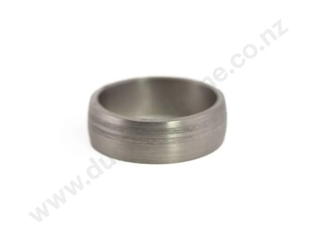 Titanium and S/S Modern Gents Wedding Band Image 1++