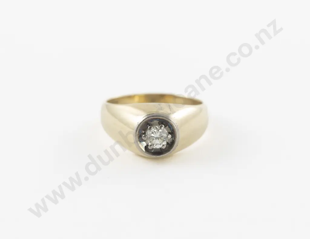 14ct Solitaire Diamond Ring Image 1++