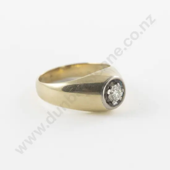 14ct Solitaire Diamond Ring