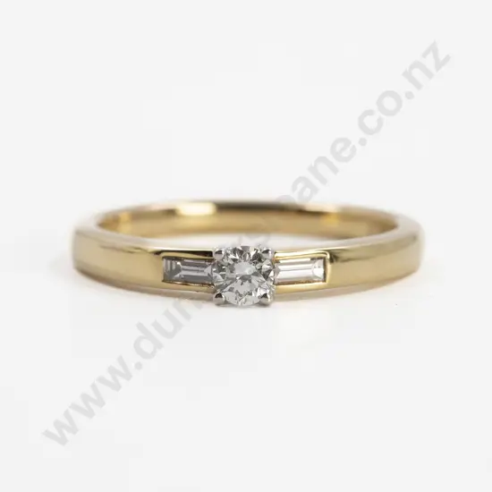 18ct Solitaire Diamond Ring