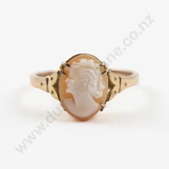 9ct Classical Portrait Cameo Ring