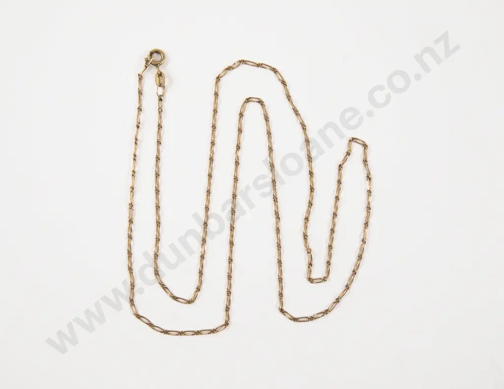 9ct Fancy Link Neck Chain Image 1++