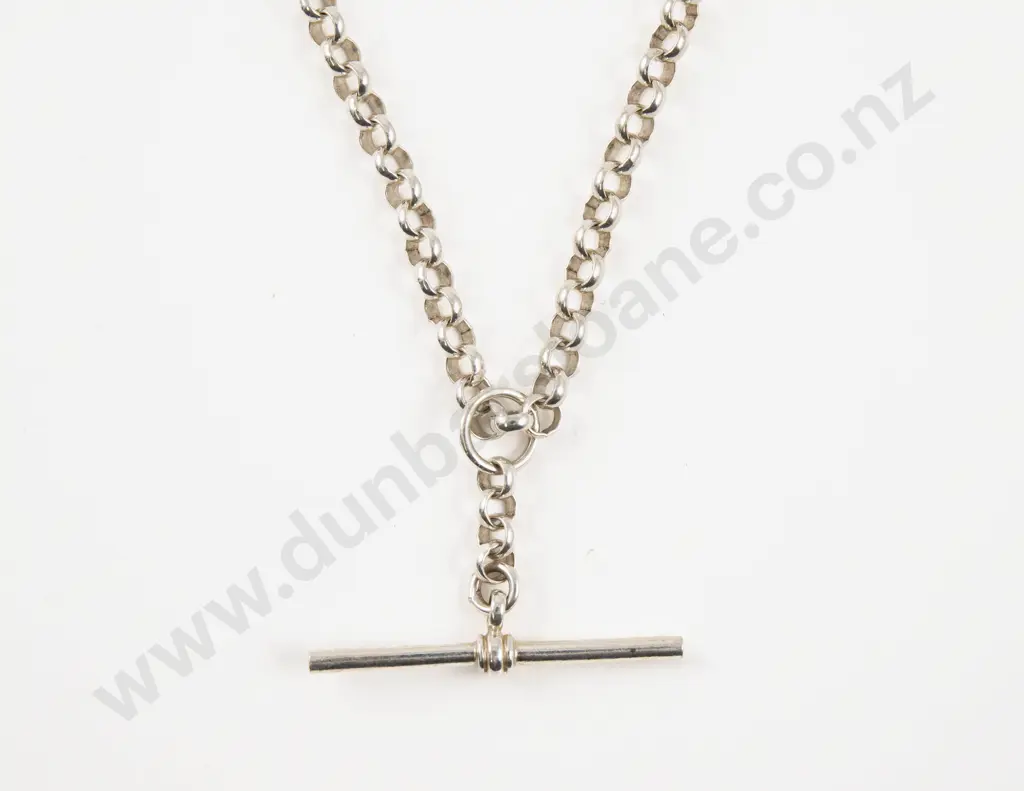 S/S Fancy Link Albert Chain Image 1++
