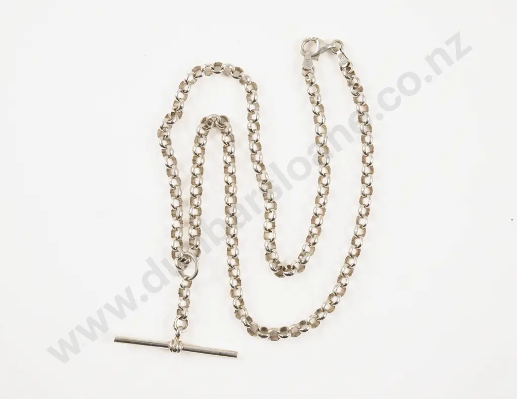 S/S Fancy Link Albert Chain Image 1++
