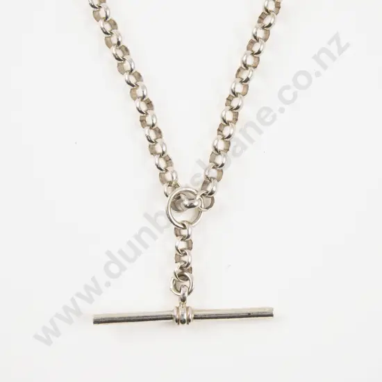 S/S Fancy Link Albert Chain