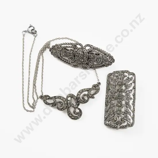 Collection of Assorted Marcasite Jewellery