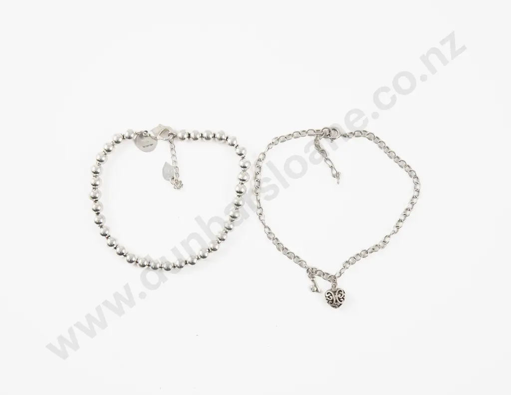 Two S/S Fancy Bracelets Image 1++