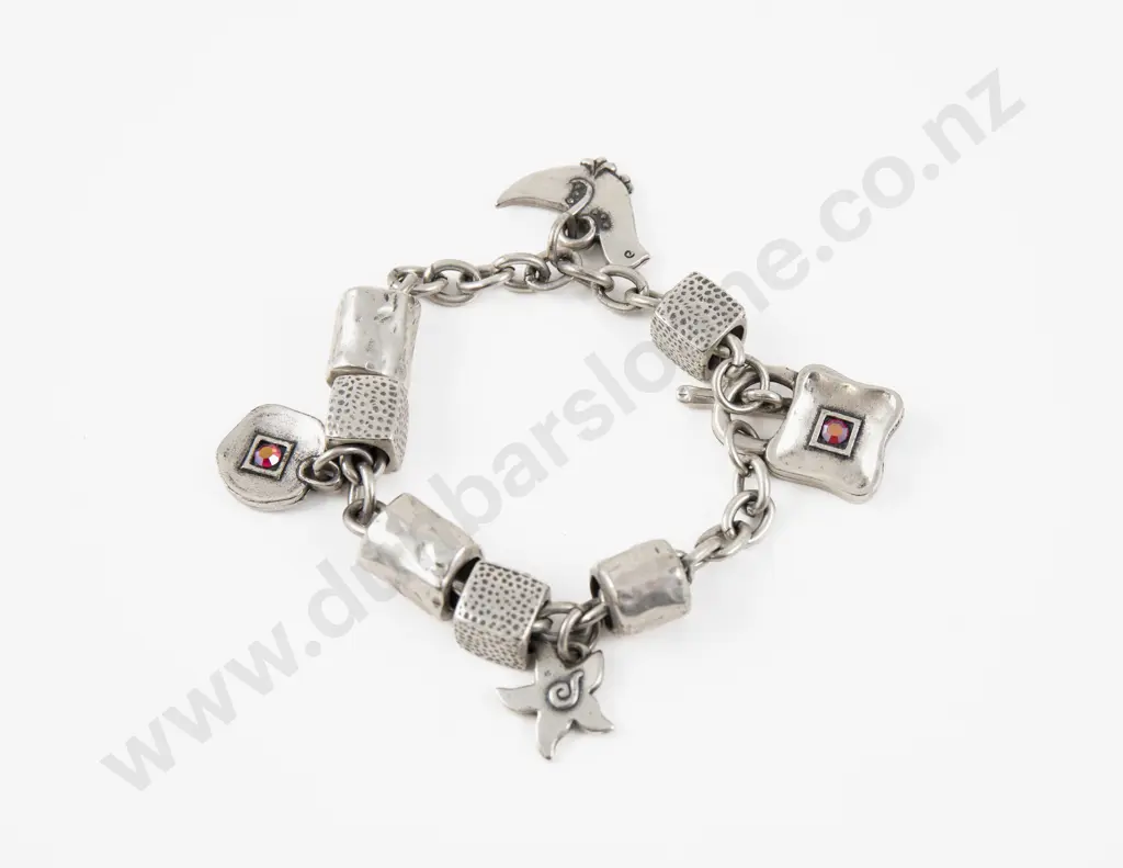 Danon Jewellery (Israel) Silver Plated Charm Bracelet Image 1++