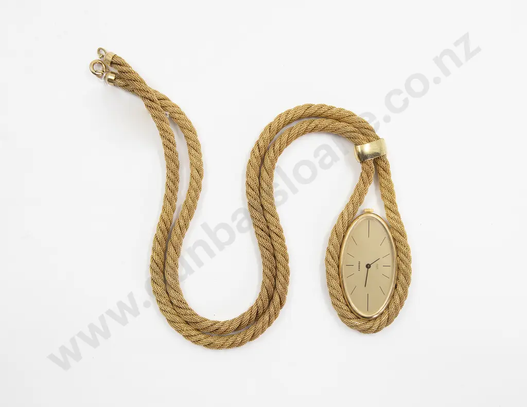 Mid C20th Choisi Manual Wind Pendant Watch Image 1++