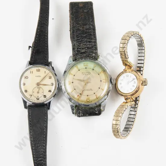 Three Vintage Wrist Watches