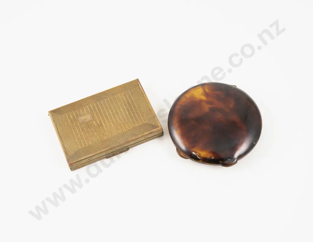 Mid 20th Century Zenette (England) Gold Plated Powder Compact Image 1++