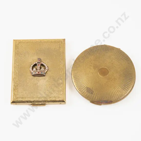 Vintage Kigu of London Royal Crown Powder Compact