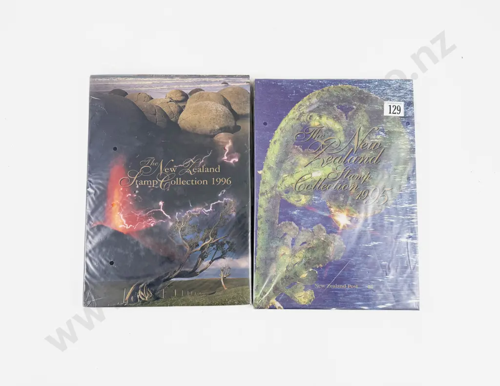 Two The NZ Stamp Collection Albums 1996 & 1995 Image 1++