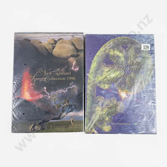 Two The NZ Stamp Collection Albums 1996 & 1995