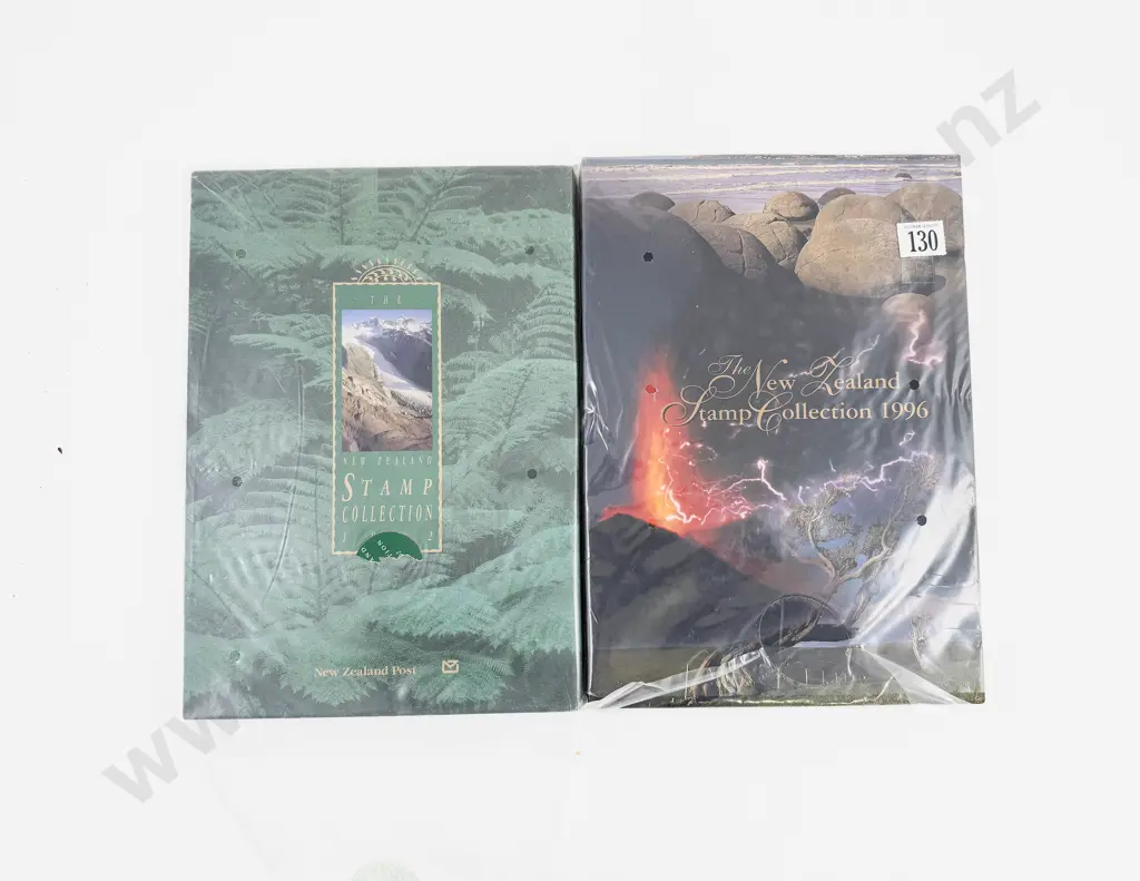 Two The NZ Stamp Collection Albums 1996 & 1992 Image 1++