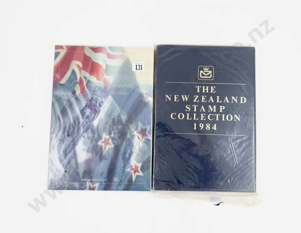 Two The NZ Stamp Collection Albums 1984 & 1994 Image 1++