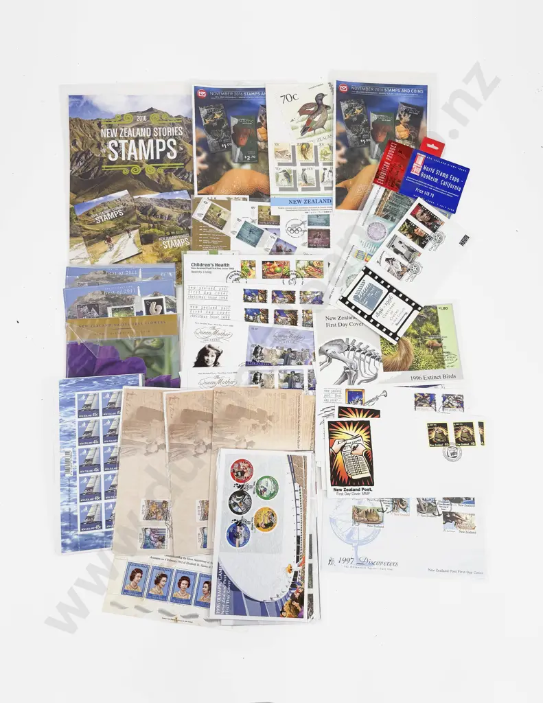 NZ Qty Assorted Stamp Issues and Mini Sheets Image 1++