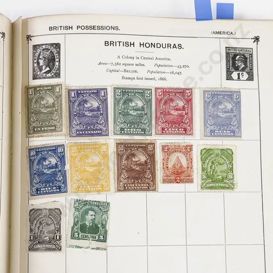 Vintage World Stamp Album