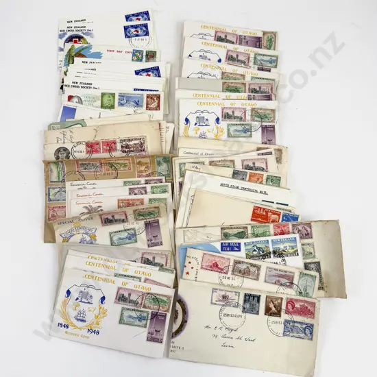NZ Qty NZ Pre-decimal Centennial and Airmail FDC's