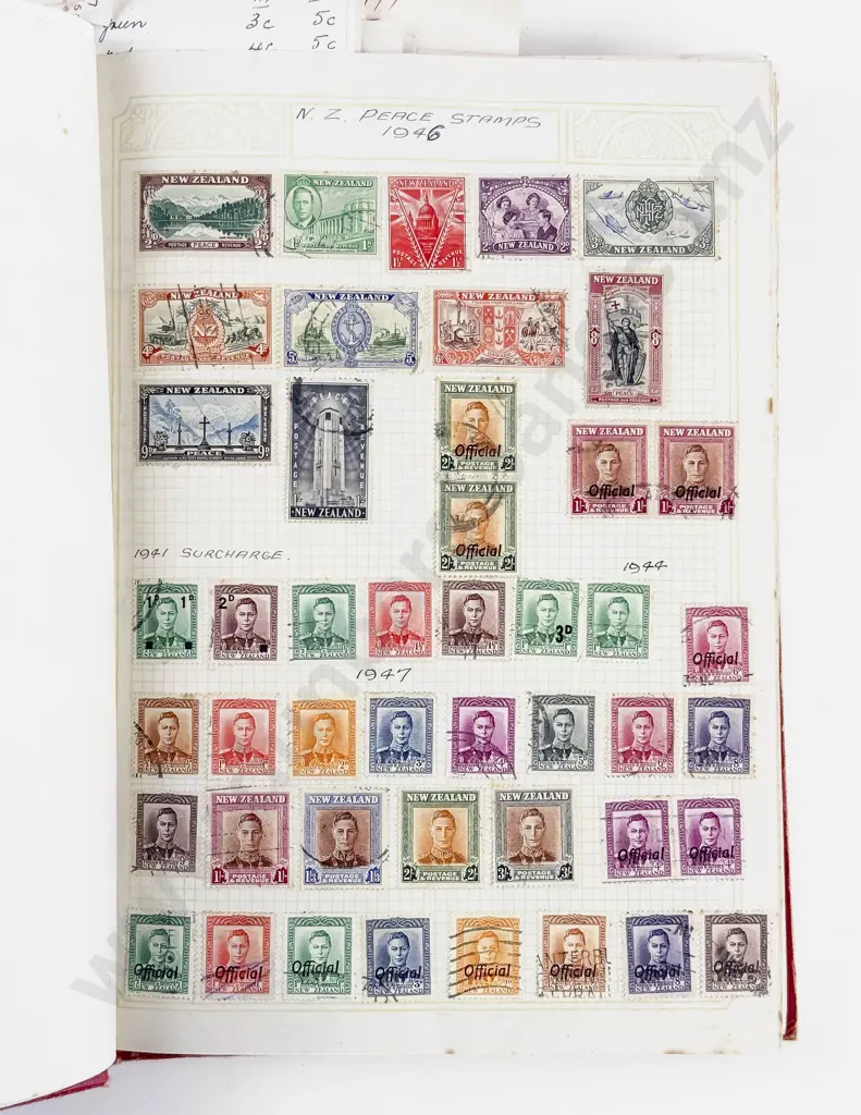 NZ Vintage Album with Australia Pacific and Some World Image 1++