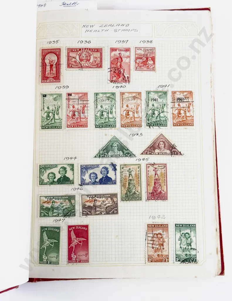 NZ Vintage Album with Australia Pacific and Some World Image 1++