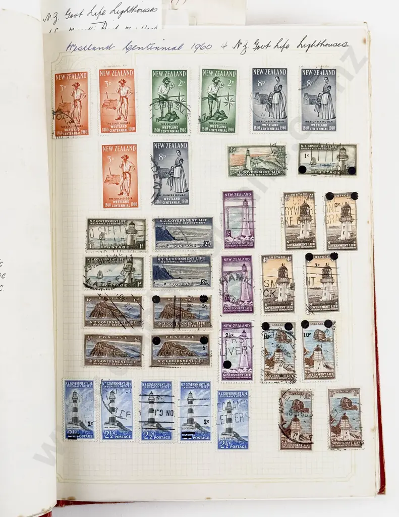NZ Vintage Album with Australia Pacific and Some World Image 1++