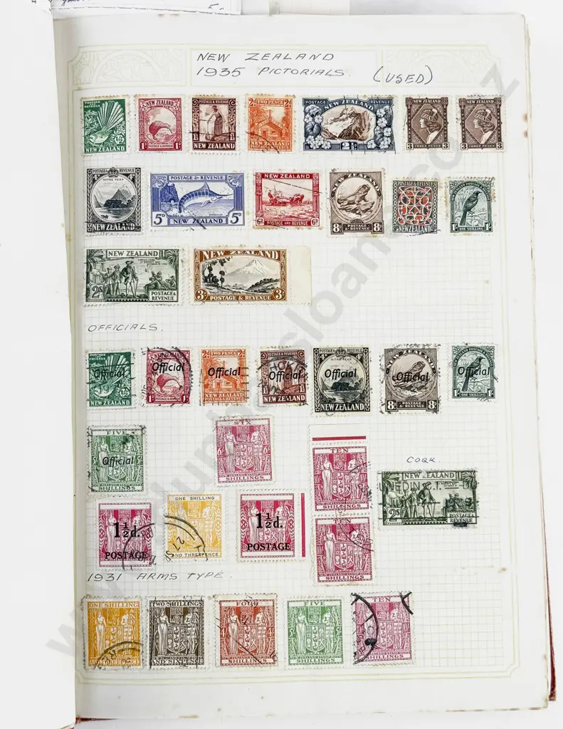 NZ Vintage Album with Australia Pacific and Some World Image 1++