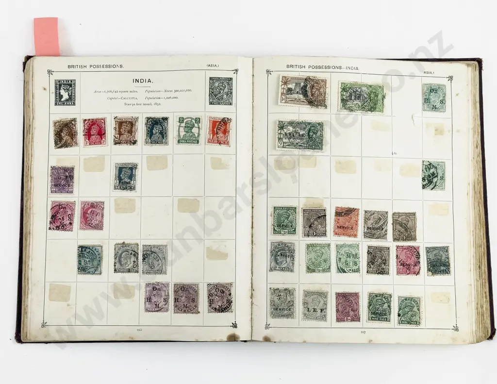 Vintage Album of World Stamps Image 1++