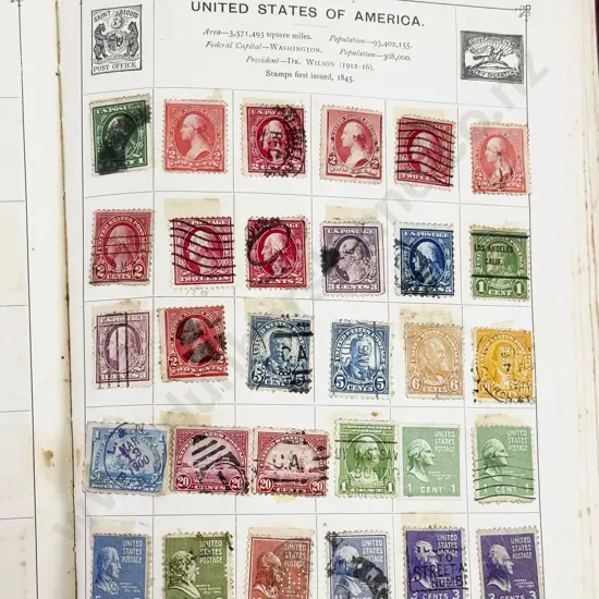Vintage Album of World Stamps