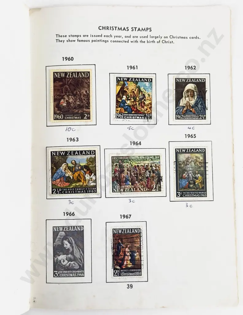 Vintage World Album with Tasman Vintage NZ Stamp Album and Stock Book Image 1++