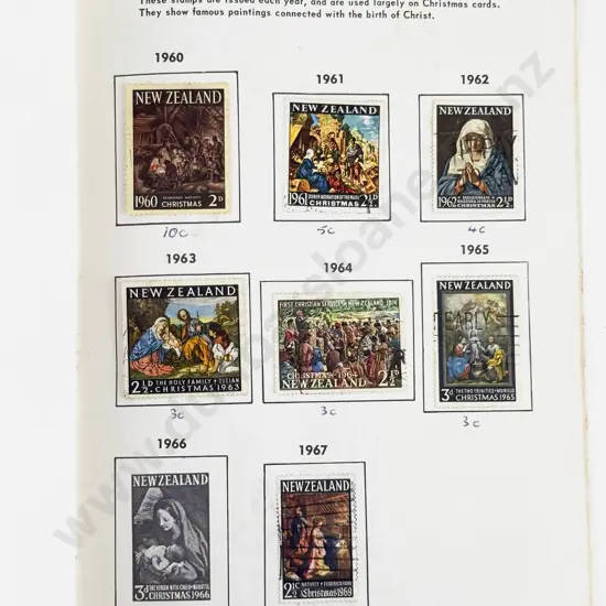 Vintage World Album with Tasman Vintage NZ Stamp Album and Stock Book