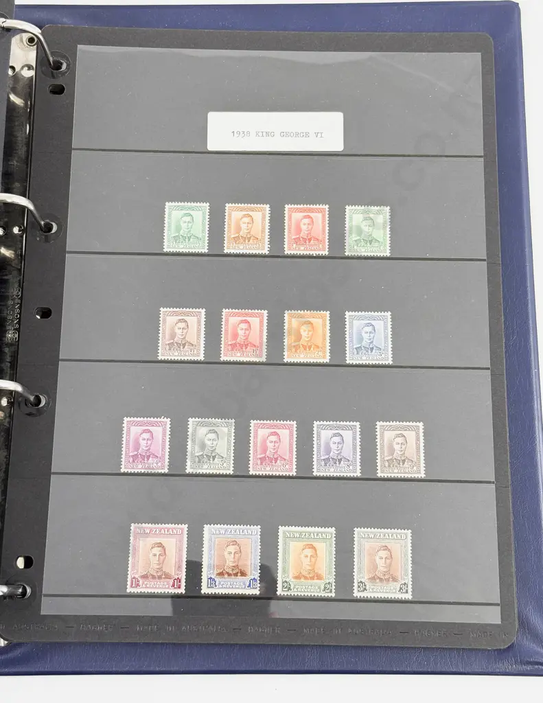 NZ Stamp Sets 1909 EdwVII-1935 Pictorials-1938 GeoVI-1940 Cent-1953-54QEII-1960 Pictorials also Image 1++