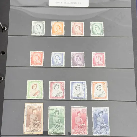 NZ Stamp Sets 1909 EdwVII-1935 Pictorials-1938 GeoVI-1940 Cent-1953-54QEII-1960 Pictorials also