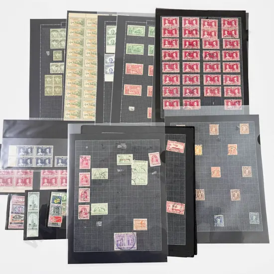 NZ Assorted Multiple Singles with Blocks 1920 Victory-1909 EdwVII-1900 Pictorials and Various