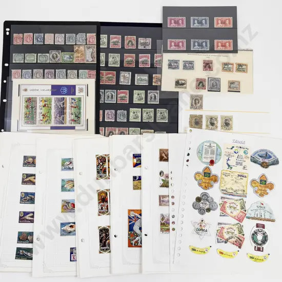 Vintage and Modern Stamps of Cook Island and Various Pacific Islands