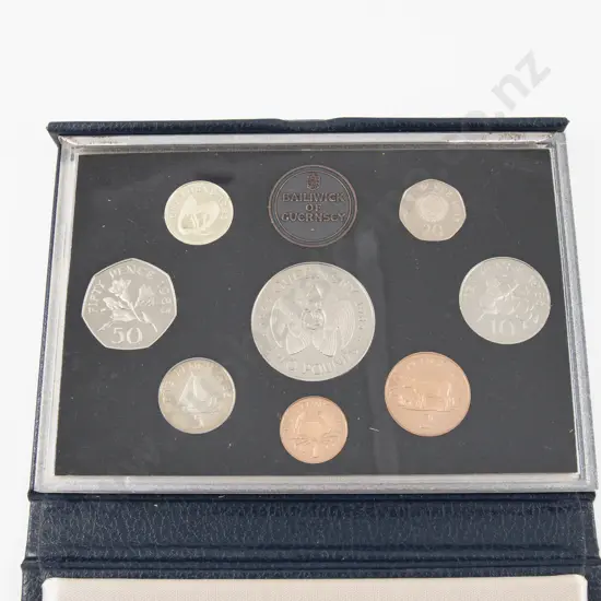 Guernesy 1985 Unc 8-Coin Set