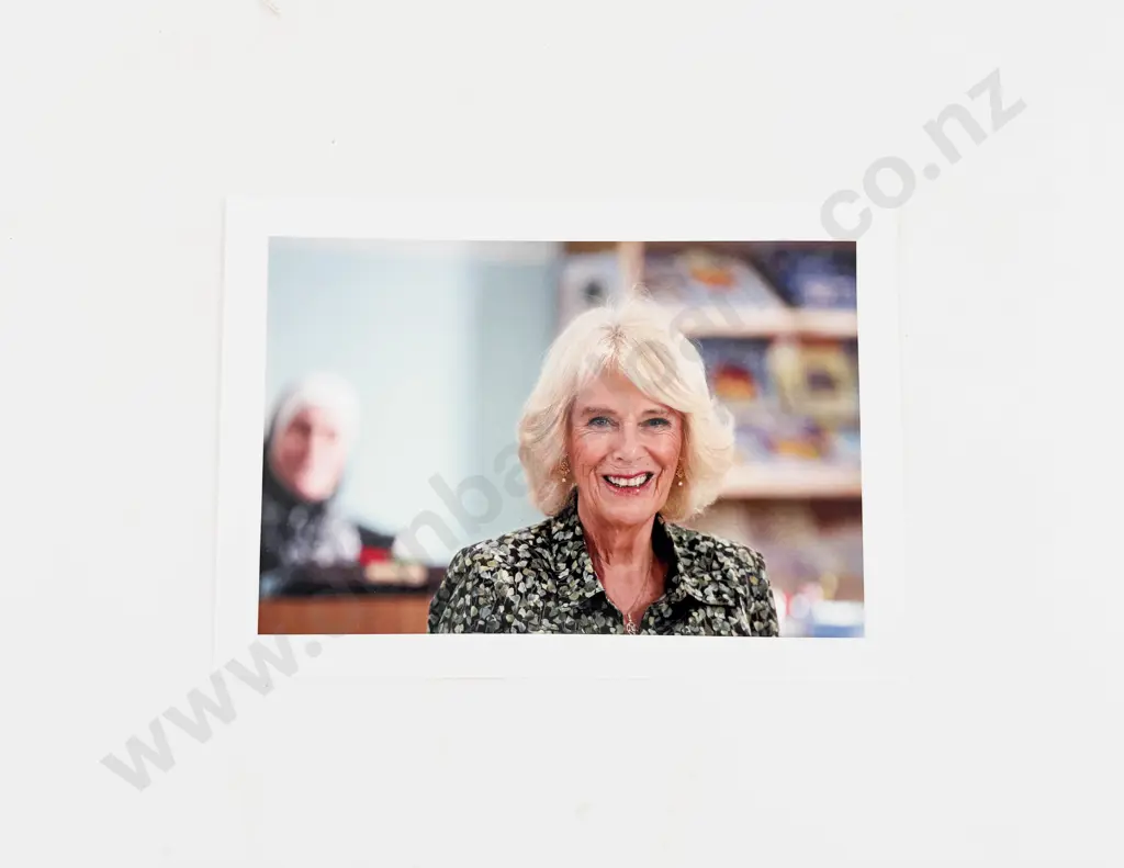 Signed Postcard Photo from Duchess of Cornwall Camilla Image 1++