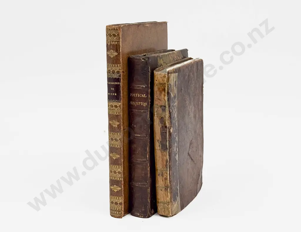 Three Antique Poetry Volumes Image 1++