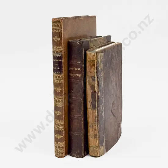 Three Antique Poetry Volumes