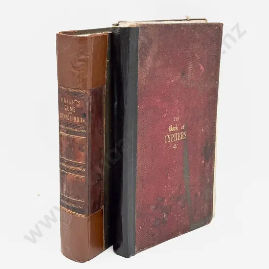 Mid C19th Knights Book of Cyphers & Knights Gems or Device Book