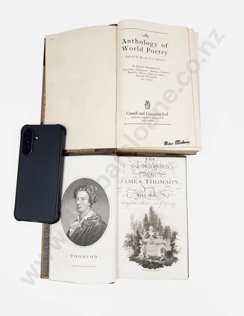 An Anthology of World Poetry 1929 & James Thomson - The Seasons 1802 Image 1++