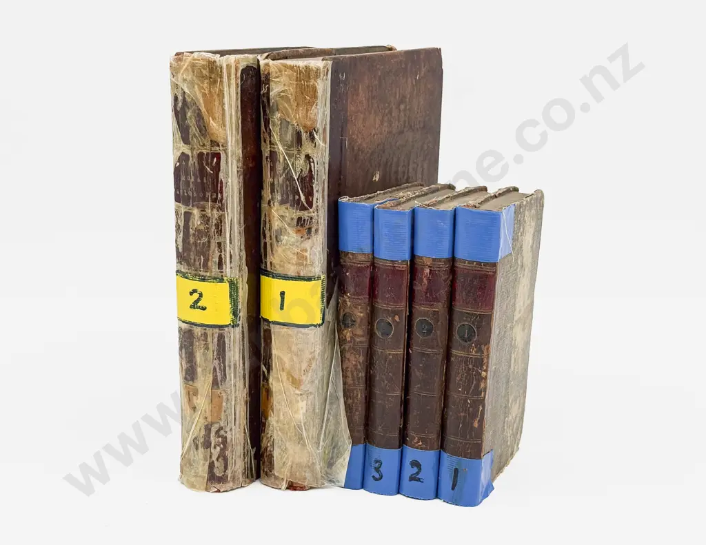 Six Antique Volumes Image 1++
