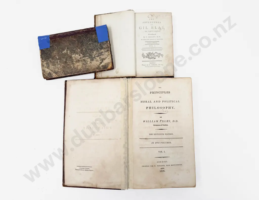 Six Antique Volumes Image 1++