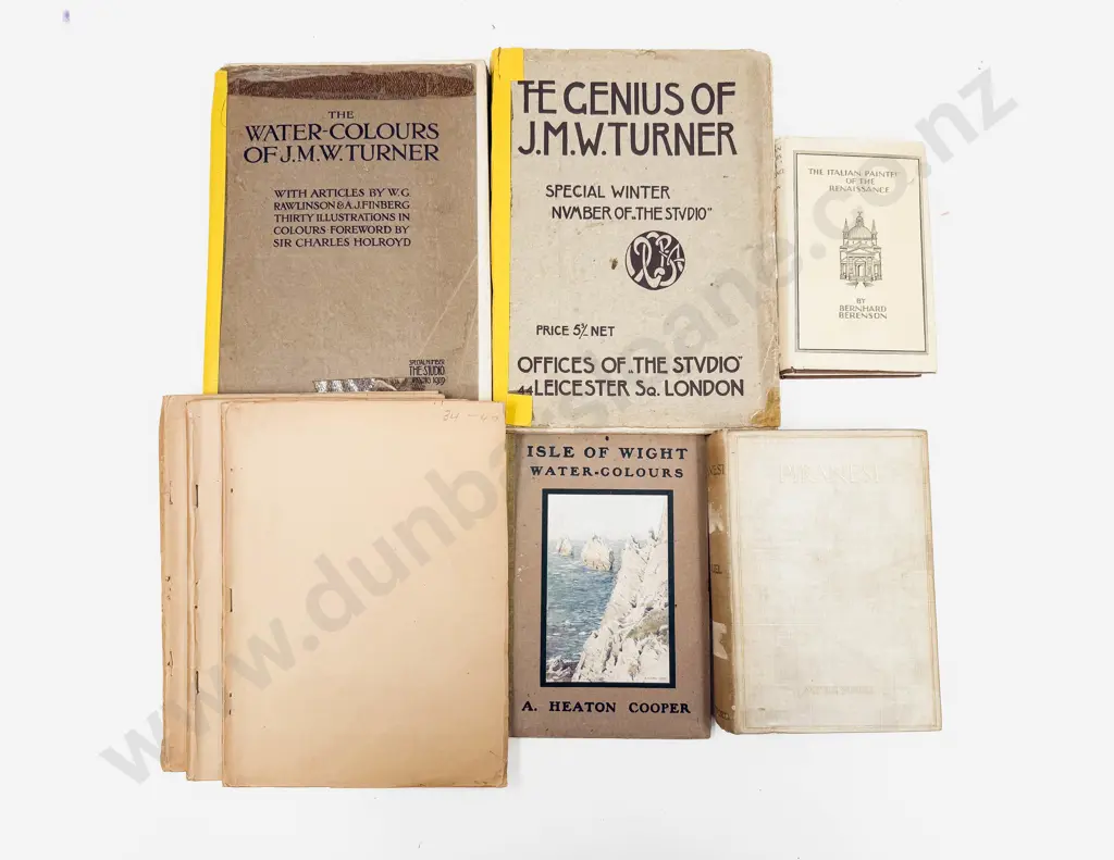 Eight Vintage Art Related Volumes Image 1++