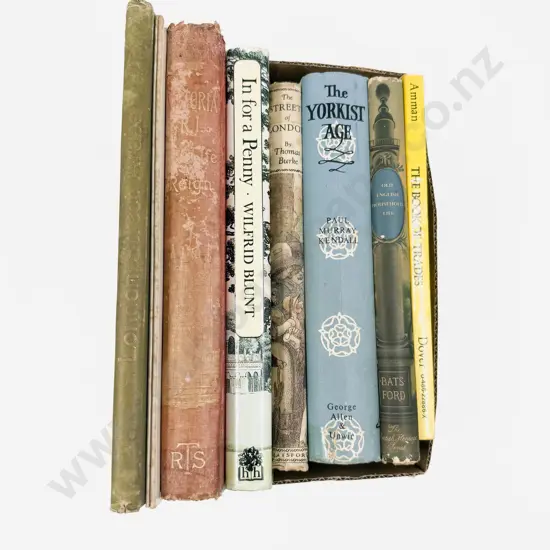 Small Box of Assorted books Relating To British History
