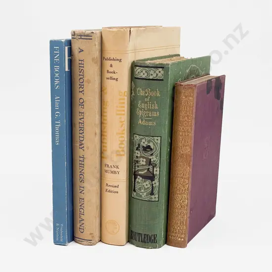Five Volumes Relating to Publishing