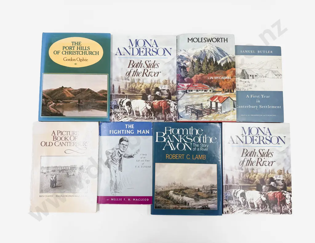 Eight Volumes of Canterbury Regional History Image 1++