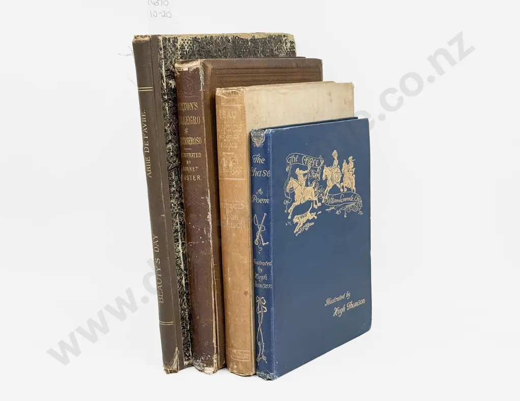 Four Vintage Poetry Related Volumes Image 1++